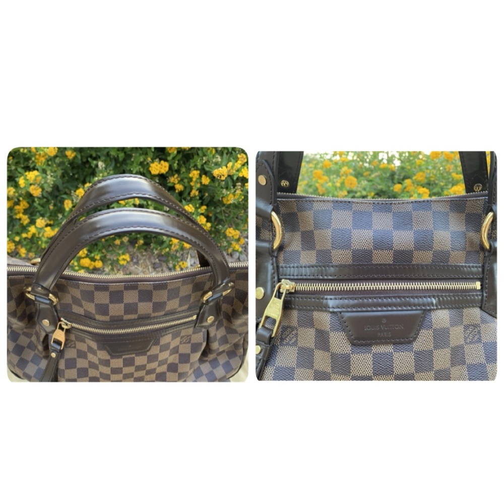 Louis Vuitton Brown and Black Hobo with Damier Ebene Canvas - Picture 6 of 12